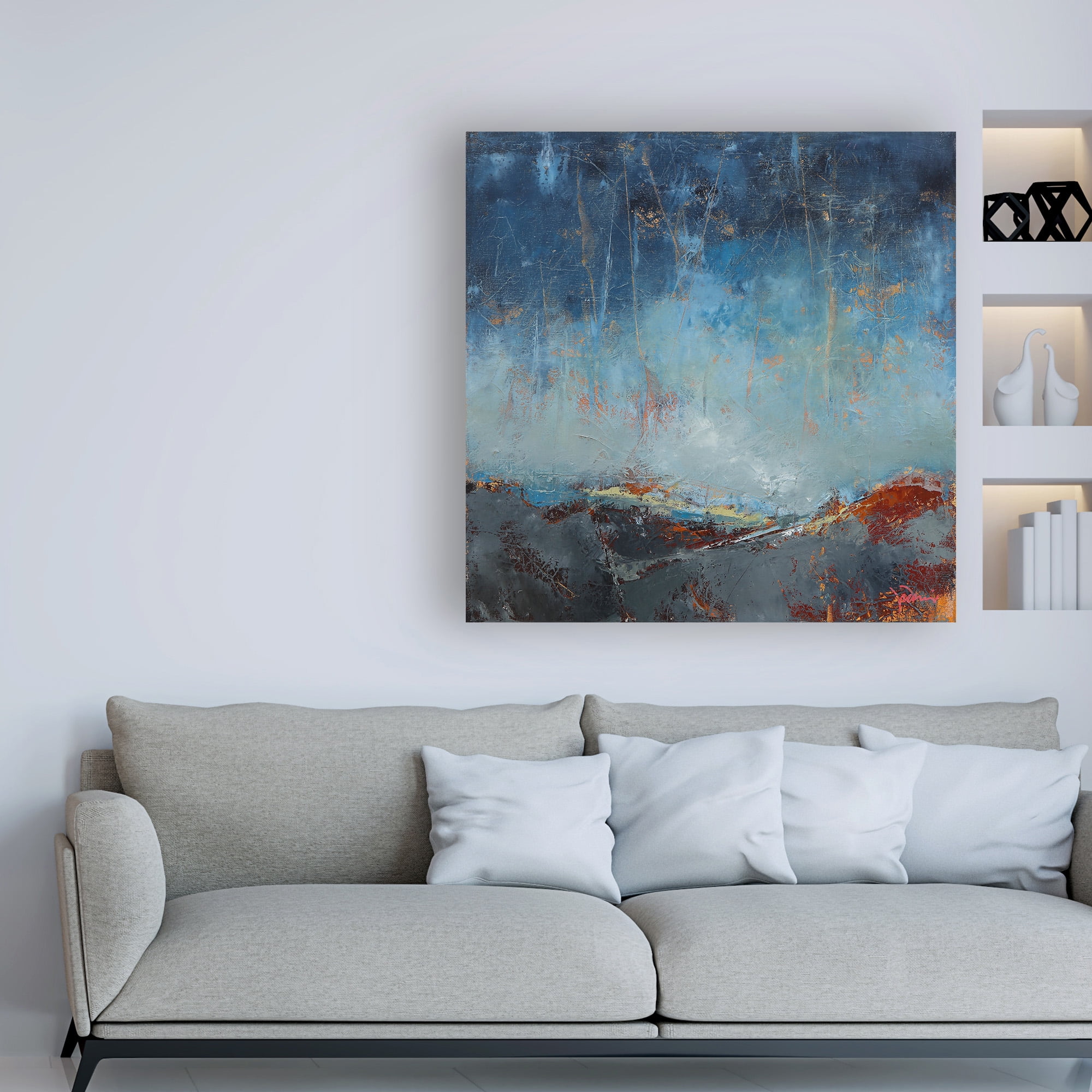 Trademark Fine Art 'The Pass' Canvas Art by Patrick Dennis