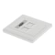 thumbnail image 5 of RJ11 Toma de Pared con licencia Frontal Ethernet Sola Banda 2 Puertos con Piedras Trapezoidales shamjiam Placa de pared de red ABS, 5 of 9