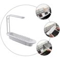 thumbnail image 3 of Stainless Steel Dish Drying Rack Kitchen Dish Rack Metal Dish Rack Dish Holder Kitchen Sink Dish Drainer Drying Rack-White-36.9X9X25.5CM, 3 of 3
