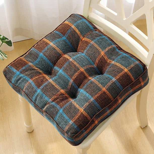 Tapete grueso para silla, cojín tapizado con motivos florales, 1 tapete para sillas de cocina, comedor y muebles de patio, protector de piso antideslizante para madera dura y alfombra, funda