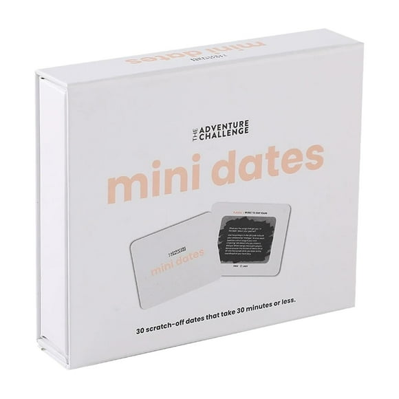 Mini Dates Scratch Off Card Game Couples Adventure For Date Night Party Games Or Travel Toys