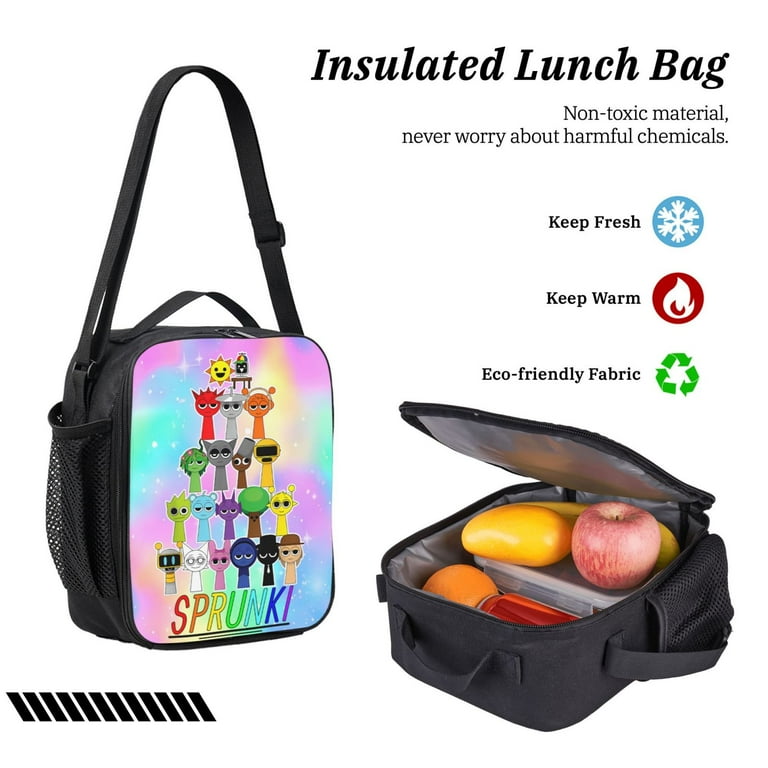 Sprunki Backpack Set, Piece Backpack Set With Lunch Box Pen Box