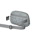 thumbnail image 2 of Blue Christmas Snowflake Pattern Cute Fanny Packs for Women,Travel Waterproof Crossbody Fanny Bags Waist Purse for Women Anti Theft Adjustable Strap for Running Travel Cycling, 2 of 6