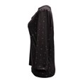 thumbnail image 2 of Blusa George Talla CH Cuello Alto Cinta y Puntos Negro, 2 of 4