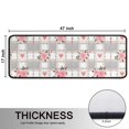 thumbnail image 5 of Kitchen Rugs Sets Of 2,Pioneer Flower Floral Print Pattern Anti Fatigue Kitchen Mat Rugs Non Slip Washable,Decorative Kitchen Floor Mats for Kitchen,Sink,Laundry,17"x47"+17"x47", 5 of 5