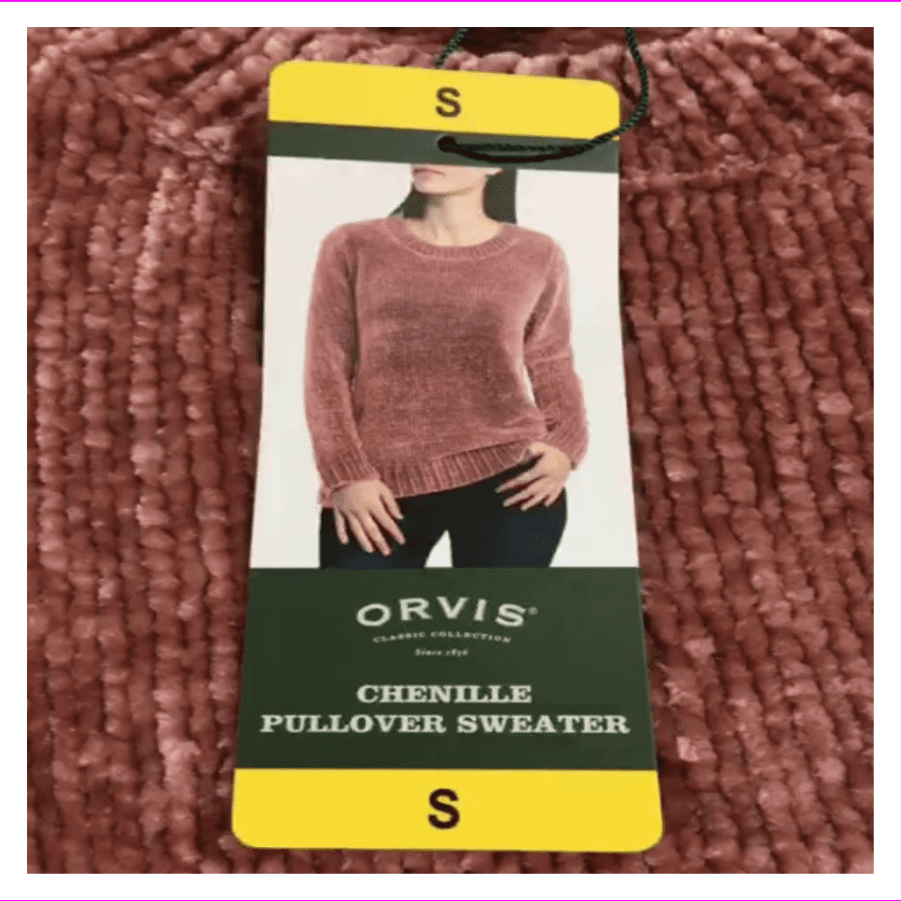 orvis chenille sweater