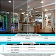 thumbnail image 6 of Luxrite 8 inch Ultra Thin LED Recessed Light with J-Box 18W 5 Color Options Dimmable 1500 Lumens Energy Star IC Rated, 6 of 8