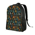 thumbnail image 2 of Kdxio Sac à Dos Résistant à l'Eau Motif Guitare Colorée pour Travail Voyage École Hommes et Femmes avec Compartiment pour Ordinateur Portable et Sangles Réglables, 2 of 8