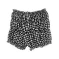 thumbnail image 4 of Jalioing Women's Bloomer Shorts Ruched Elastic Waist Fashion Mini Shorts Summer Lounge Comfy Plaid Pajama Shorts, 4 of 7
