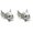White-2Pcs, variant on Halloween Bat Skull Figurine with Wings, 7.1" Gothic Resin Hand-Painted Skeleton Decor for Tabletop, Spooky White Ornament for Indoor Outdoor Party Display