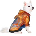 thumbnail image 2 of Fotbe Galactic Dog Swirls Art Sudadera con Estampado para Perros Pequeños – Suéter con Capucha para Mascotas, Tela Suave de Forro Polar con Bolsillo-X-Large, 2 of 7