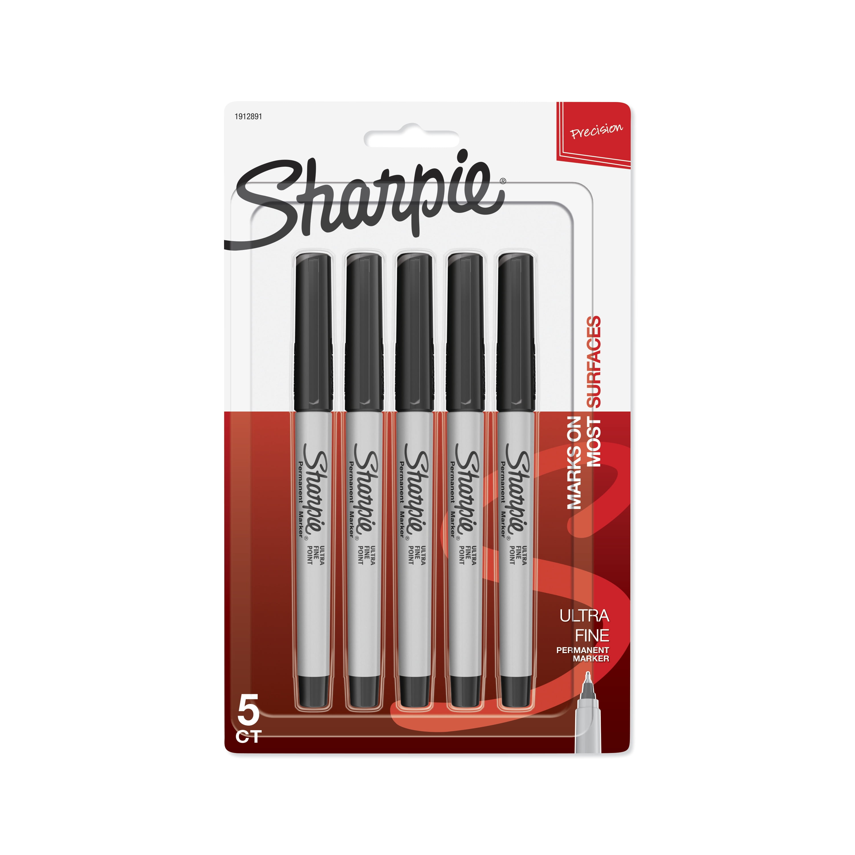 Dark red discount permanent marker