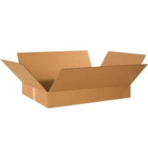 BOX USA 19 x 12 x 3 Corrugated Cardboard Boxes, Flat 19'L x 12'W x 3'H, Pack of 25 | Shipping, Packaging, Moving, Storage Box for Home or Business, Strong Wholesale Bulk Boxes