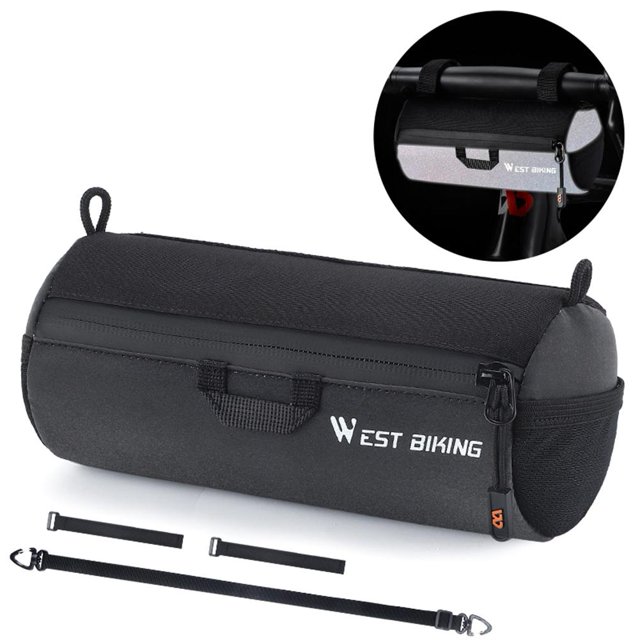 EZLIFE Bolsa para manillar de bicicleta WEST BIKING, impermeable, para el hombro, H1T8, 1 l, L4W6