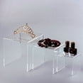 thumbnail image 3 of Clear Acrylic Showcase Collectibles Display Stands Cake Stands for Jewelry for Pop Figures Candy Dessert Table Decoratio, 3 of 9