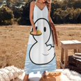 thumbnail image 2 of Fun And Playful Duck Sleeveless Dress Women's Luxury Party Dress Birthday Dresses for Women, 2 of 7