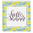 thumbnail image 3 of Ambesonne Hello Summer Shower Curtain, Yellow Pineapples, 69"Wx75"L, Multicolor, 3 of 3