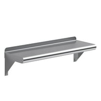 AmGood 8 in. x 24 in. Stainless Steel Wall Shelf | NSF Certified | Appliance & Equipment Metal Shelving | Kitchen, Restaurant, Garage, Laundry, Utility Room