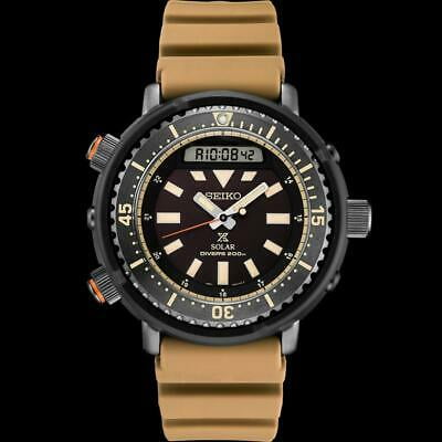 Seiko Men's Arnie Prospex Tuna Tan Silicone Band Dive Watch SNJ029 -  