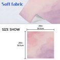 thumbnail image 3 of Iauyy Satin Napkins Set of 6- Pink-purple Blend DIY Printing Decoration Cloth Napkin- Easy Care for Home/Party, 3 of 8