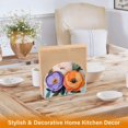 thumbnail image 6 of Yayeee Napkin Holder for Table Set of 2 Kitchen Paper Tissue Organization, Bright Flowers, 6 of 8