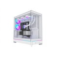 thumbnail image 2 of MONTECH HS02 PRO, ATX Mid-Tower PC Case, Gaming PC, High-Airflow, Reversible Layout, Sturdy Curved Tempered Glass Front Panel, 5x ARGB PWM Fan Pre-Installed, Sink-in Design, Toolless Panels, White, US, 2 of 17