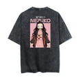 thumbnail image 2 of THNCLZX Kamado Nezuko T-shirt Summer round neck short sleeve washed retro men's and women's sports anime, 2 of 7