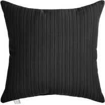 Sherry Kline Island Breeze Indoor/Outdoor Square Filled Pillow Black 18"x 18" Set of 2