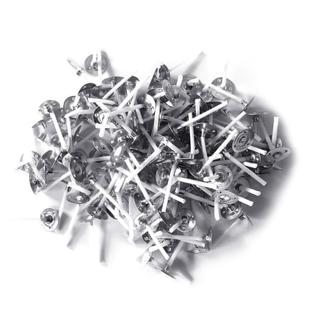 200Pcs Cotton Candle Wicks with Base for DIY Candle Making Craft and Home Decors