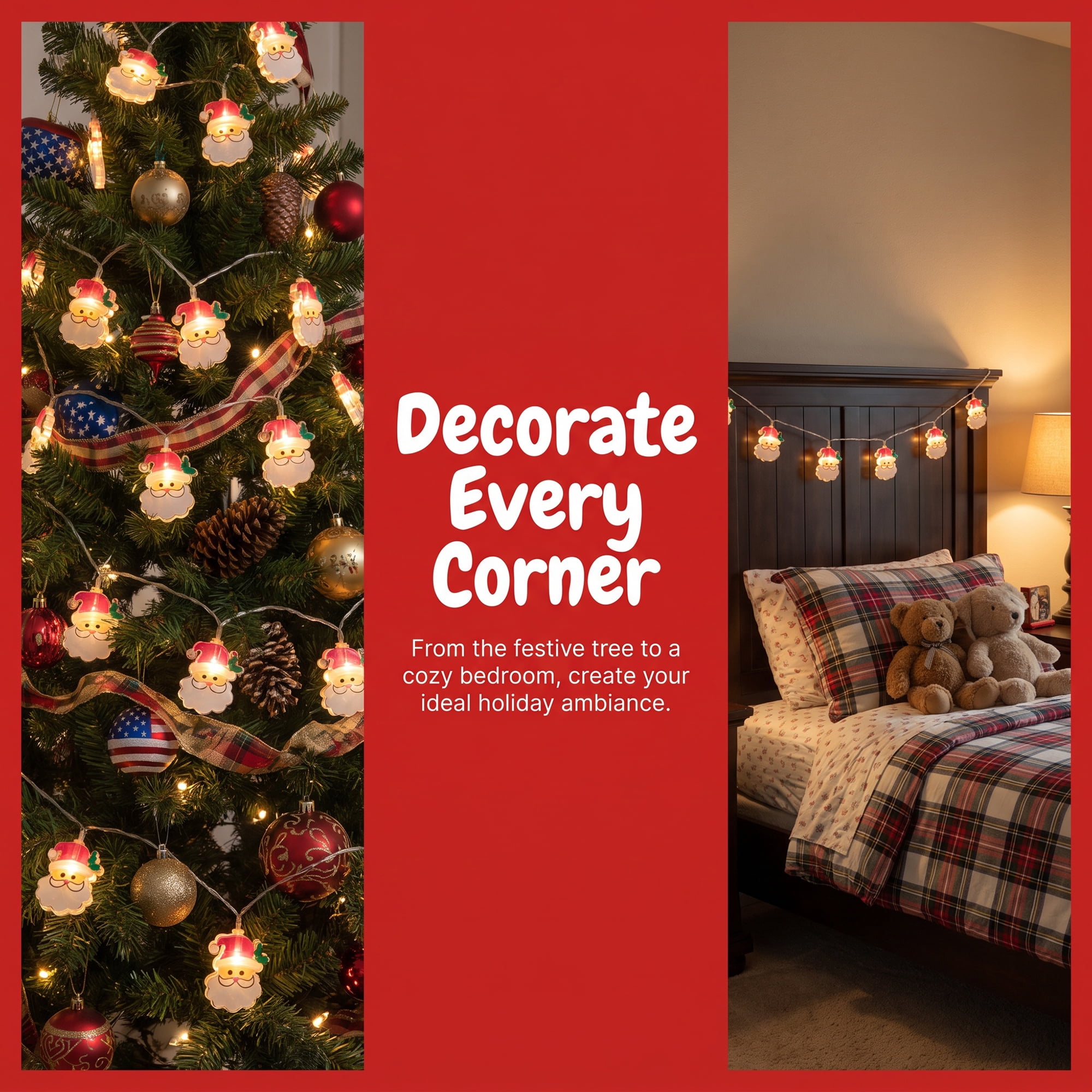 Unique Bargains Fairy Lights for Decor and Festive 9.8 ft Christmas USB Powered