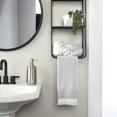 thumbnail image 2 of Lincoln Park Gray 2 Pc Hand Towel Set, 2 of 3