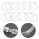 thumbnail image 1 of IDEANATEGRATE 50Ud Transparentes Redondos Para De Ducha Con Instalación Rápida Y Material Duradero, 1 of 8