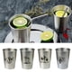 thumbnail image 3 of Taza Vaso de de material acero Inoxidable Durable Vajilla UN, 3 of 9