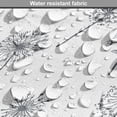 thumbnail image 5 of Floral Dog Crate Cover, Botanical Theme Monochrome Dandelion Pattern Along in Sketchy Style, Easy to Use Pet Kennel Cover for Medium Large Dogs, 35" x 23" x 27", Purpleblue and White, by Ambesonne, 5 of 6