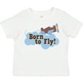 thumbnail image 3 of Inktastic Airplane Future Pilot Born to Fly Boys Toddler T-Shirt, 3 of 5