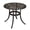 23.6"bronze, variant on FASCK 2 Shape Outdoor End Table Patio Furniture Cast Aluminum Patio Table Bronze. Cast Aluminum Round Patio Table with Umbrella Hole - All Weather Outdoor Bistro & End Table