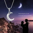 thumbnail image 2 of Moon Urn Necklace 316L Stainless Steel Memorial Lockets - Fill kit, 2 of 6