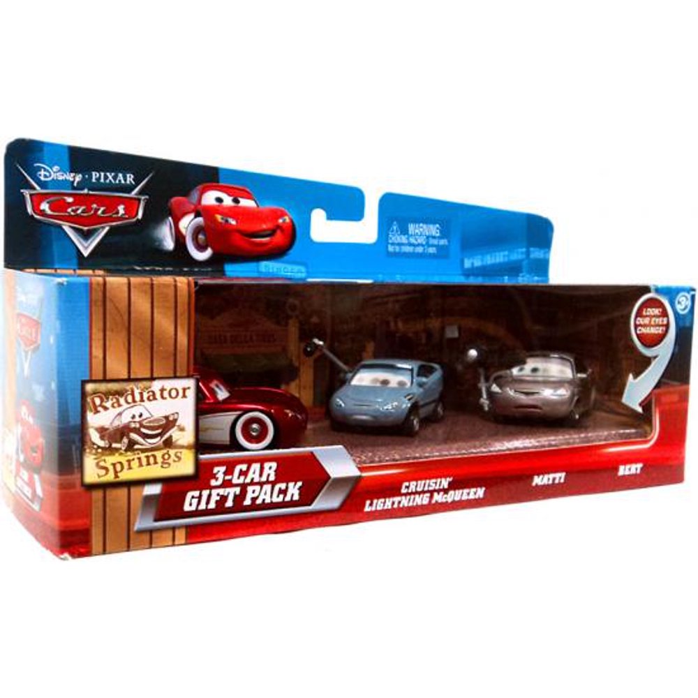 Disney Cars Radiator Springs Cruisin' Diecast Car Gift Pack Set, 3 Pack