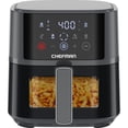 thumbnail image 1 of Chefman - Freidora de aire compacta de 4 cuartos de galón para comidas rápidas y fáciles, con tecnología Hi-Fry para resultados extra crujientes, ventana de fácil visualización, controles táctiles con, 1 of 5