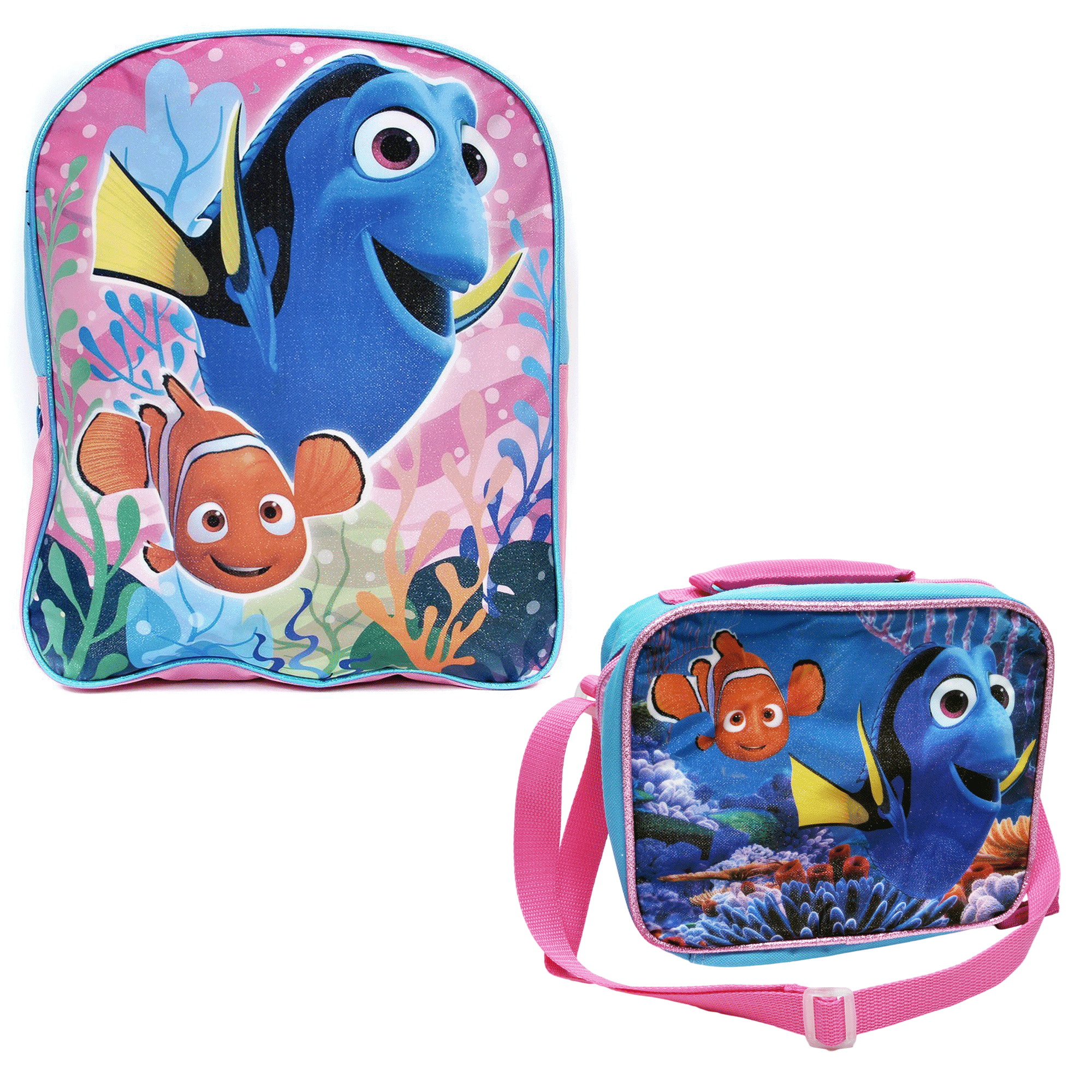 Finding Dory Nemo 15 Backpack & Insulated Lunch Bag