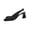 Black, variant on Gealkoca Slingback Pumps Elegant Dressy Heels for Women Closed Toe High Heels Wedding Bride Prom Party Evening Shoes Round Pointed Toe Backless Shoes