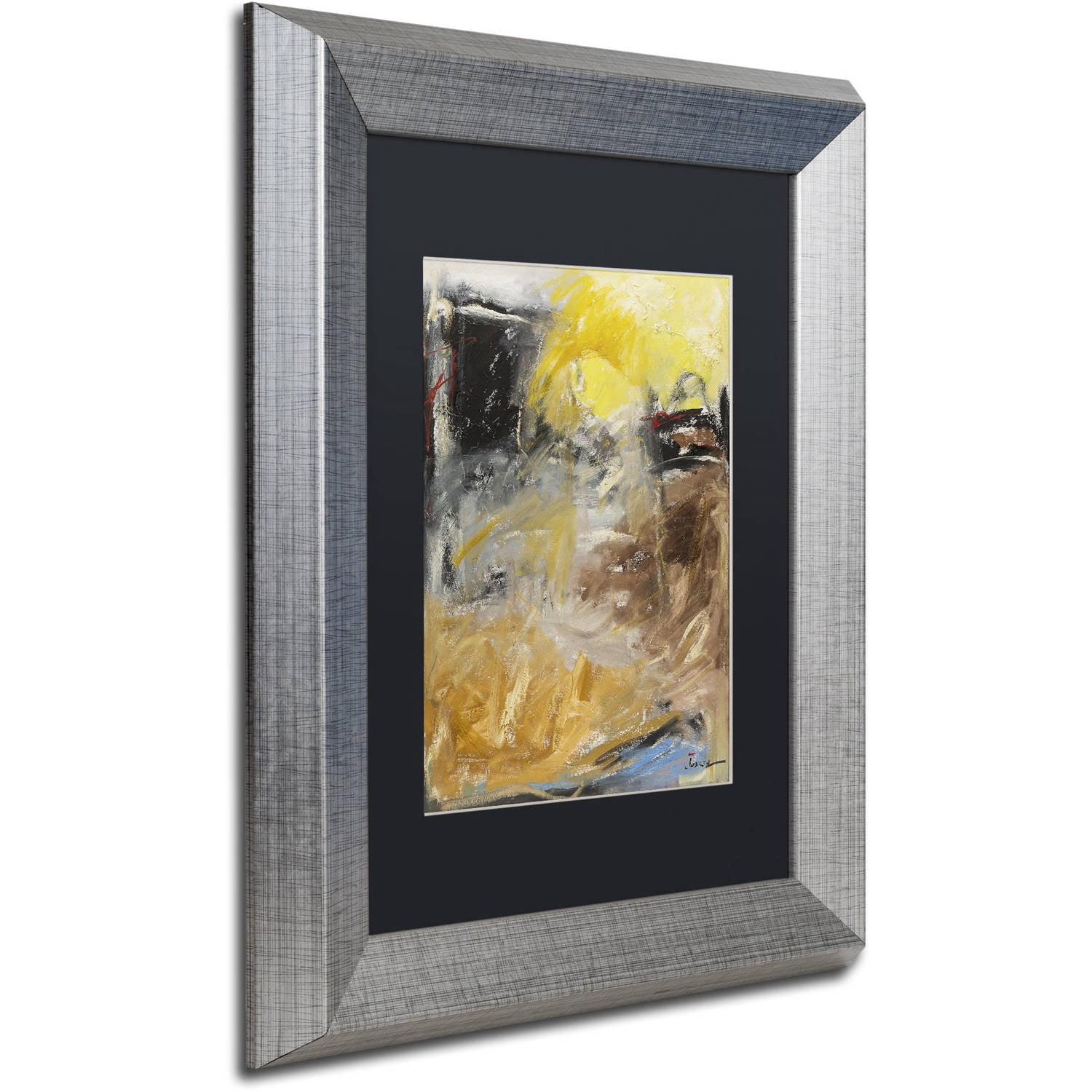 Trademark Fine Art "Minh'alma" Canvas Art by Joarez, Black Matte, Silver Frame