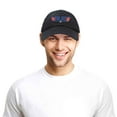 thumbnail image 5 of DALIX Father Son Pilot and Wingman Matching Hat Set Embroidered Baseball Cap in Black, 5 of 7