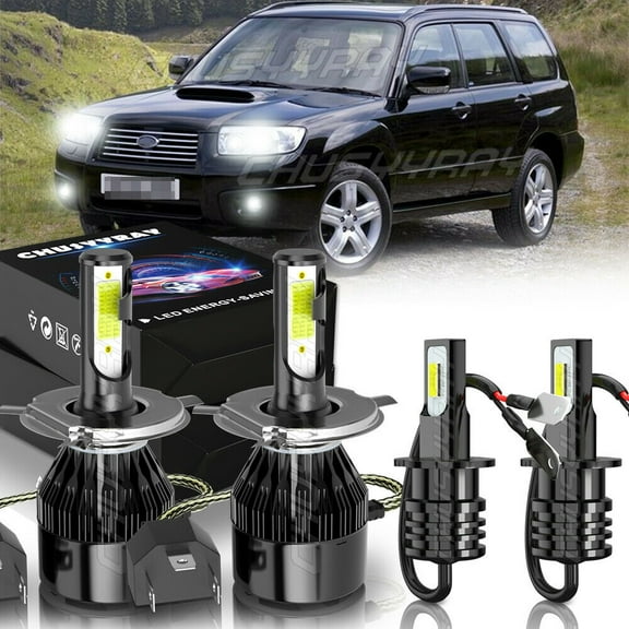 For Nissan Pathfinder 2001-2003 2004 LED Headlight High/Low 9003 H3 Fog Bulbs