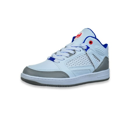 

Phat Farm Boys Mid-Top Sneakers - royal/white/gray 3 youth