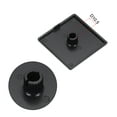 thumbnail image 3 of Standard Plastic Square Aluminum Extrusion End Cap Black 50x50mm 12pcs, 3 of 5
