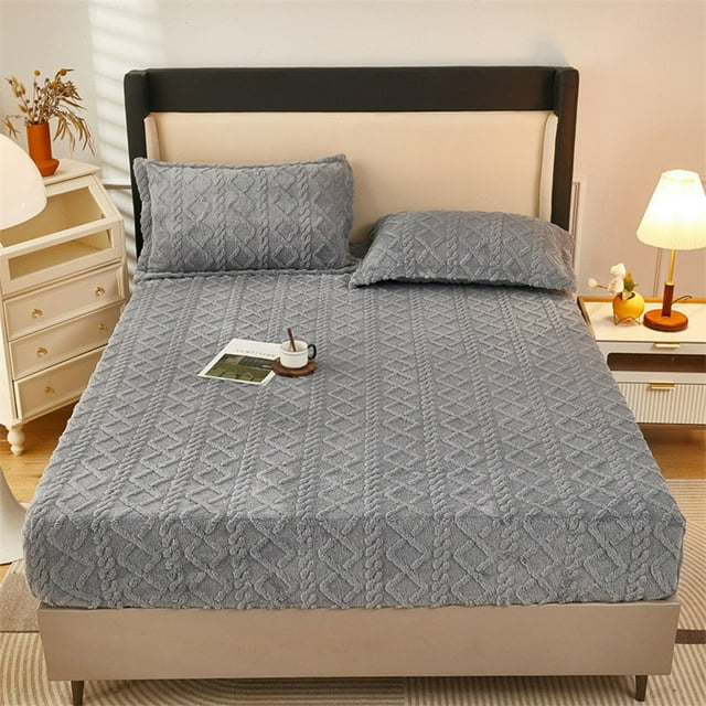 Sábanas Ropa de cama de invierno Cubrecamas tapizados Protectores de colchón Cubrecamas gruesos Toalla de cama Toalla de cama