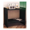 thumbnail image 4 of 2 Mesas Noche Buró Recamara Organizador Minimalista Acabado Elegante Color Negro, 4 of 5