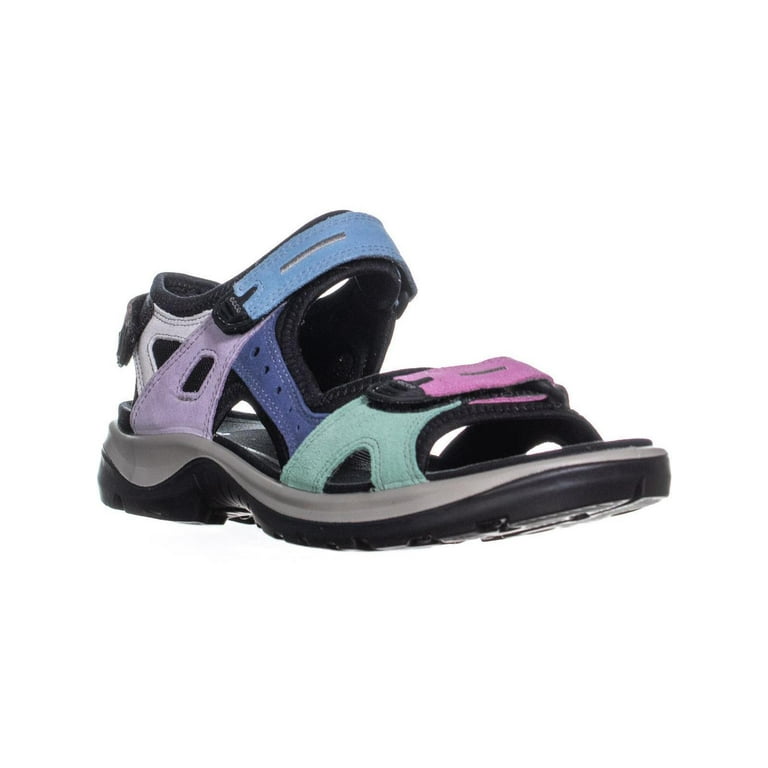Womens ECCO Offroad Athletic Strappy Sandals Multicolor Pastel