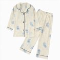 thumbnail image 5 of HFHAPW Girls Pajamas 2PCS Pjs Set Sleepwear Soft Long Sleeve Long Pants Lounge Set,5-6 Y, 5 of 5